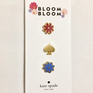 NEW Kate Spade Bloom Bloom Pins